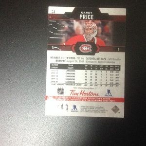 2020-21 Tim Horton hockey cards